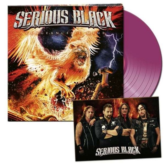 Cover for Serious Black · Vengeance is Mine (Clear Violett Vinyl) (LP) (2022)