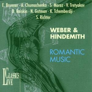 Cover for Gutman / Brunner / Richter · Weber &amp; Hindemith / Romantic Music (CD) (2001)