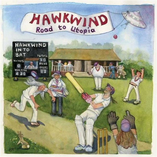 Cover for Hawkwind · Road To Utopia (LP) [Limited edition] (2018)