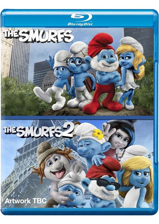 Cover for The Smurfs 1&amp;2 (Blu-Ray) (2013)