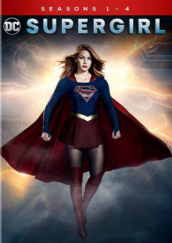 Cover for Supergirl S14 Dvds · Supergirl Seasons 1 to 4 (DVD) (2019)