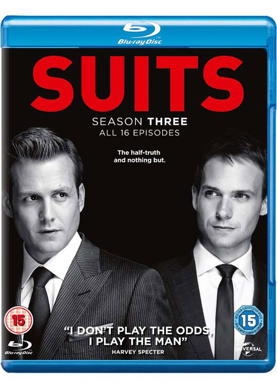 Cover for Suits Season 3 (Blu-ray) (2014)