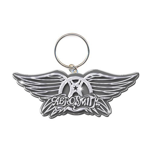 Aerosmith Keychain: Wings Logo (Enamel In-fill) - Aerosmith - Fanituote - Epic Rights - 5055295300019 - tiistai 21. lokakuuta 2014