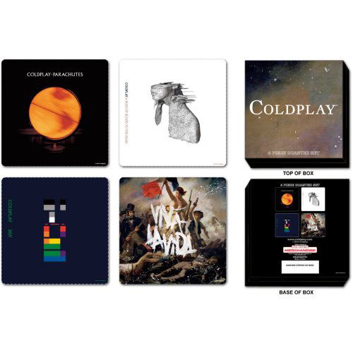 Coldplay Coaster Set: Logos - Coldplay - Merchandise - Live Nation - 162199 - 5055295313019 - 30. Januar 2012