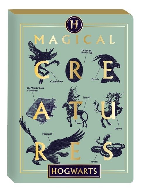 Cover for Harry Potter: Half Moon Bay · Flexible A5 Notebook Magic Wreatures - Harry Potte (Leketøy)