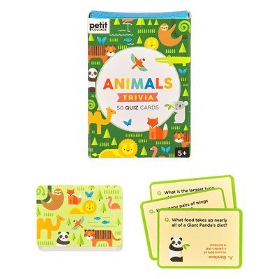 Cover for Petit Collage · Animal Trivia Cards (PC) (2021)