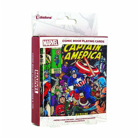 Cover for Paladone · Marvel Captain America Playing Cards (Spielzeug) (2019)