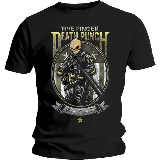 Five Finger Death Punch Unisex T-Shirt: Sniper - Five Finger Death Punch - Merchandise - MERCHANDISE - 5056170639019 - 13. januar 2020