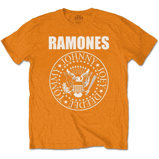 Cover for Ramones · Ramones Kids T-Shirt: Presidential Seal (5-6 Years) (T-shirt) [size 5-6yrs] [Orange - Kids edition]