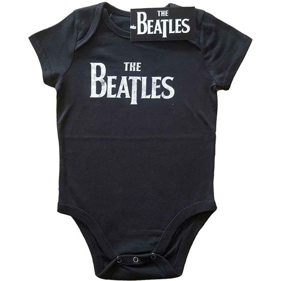 Cover for The Beatles · The Beatles Kids Baby Grow: Drop T Logo (18-24 Months) (Klær) [size 1-2yrs] [Black - Kids edition]