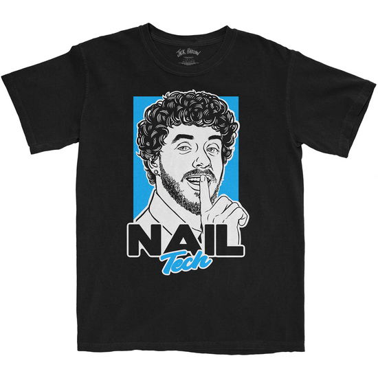 Jack Harlow Unisex T-Shirt: Nail Tech - Jack Harlow - Merchandise -  - 5056561044019 - July 27, 2022