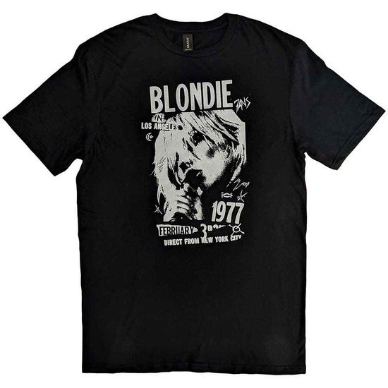 Blondie Unisex T-Shirt: 1977 Vintage - Blondie - Produtos -  - 5056561099019 - 