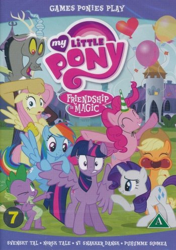 Cover for My Little Pony · Games Ponies Play (DVD) (2015)