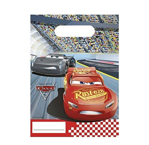 Feestzakjes Cars 3: 6 stuks (87801p) -  - Merchandise -  - 5201184878019 - 