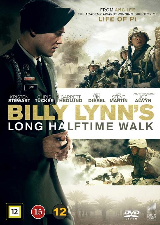 Cover for Kristen Stewart / Chris Tucker / Garrett Hedlund / Vin Diesel / Steve Martin · Billy Lynn's Long Halftime Walk (DVD) (2017)
