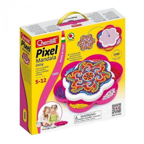 Hobbyset Pixel Mandala Daisy - Quercetti - Merchandise - Quercetti - 8007905021019 - 