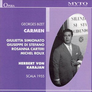 Cover for Bizet / Simionato / Di Stefano / Roux / Karajan · Carmen: Di Stefano-simionato-c (CD) (2005)