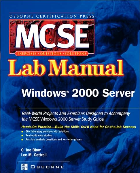 Cover for C Joe Blow · Mcse Windows 2000 Server: Lab Manual (Exam 70 215) (Paperback Book) (2002)