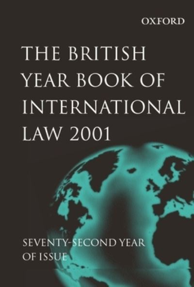 Cover for James Crawford · British Year Book of International Law: v. 72 (Hardcover Book) (2003)