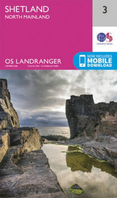 Cover for Ordnance Survey · Shetland - North Mainland - OS Landranger Map (Kort) [February 2016 edition] (2016)