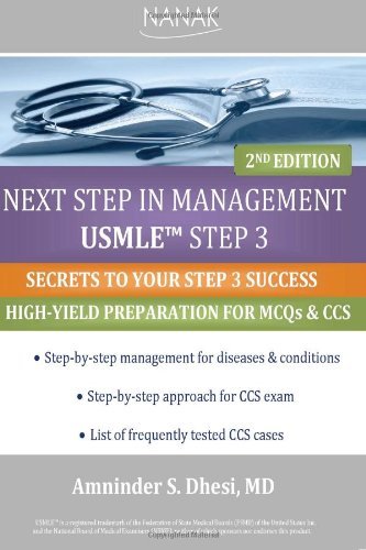 Cover for Amninder S. Dhesi · Next Step in Management Usmle Step 3: 2nd Edition (Pocketbok) (2014)