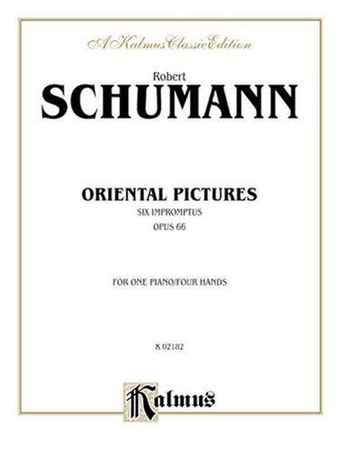 Cover for Robert Schumann · Oriental Pictures Piano Duet (Pocketbok) [Kalmus edition] (2001)