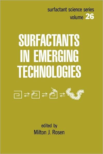 Cover for Rosen · Surfactants in Emerging Technology - Surfactant Science (Innbunden bok) (1987)