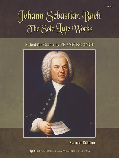 Cover for Johann Sebastian Bach · Bach Solo Lute Works for Guitar (Partituren) (1989)