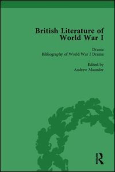 Cover for Andrew Maunder · British Literature of World War I, Volume 5 (Hardcover Book) (2011)