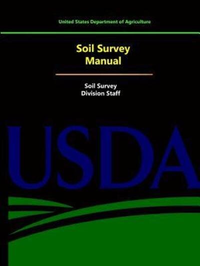 Cover for U.S. Department Of Agriculture · Soil Survey Manual (Taschenbuch) (2015)