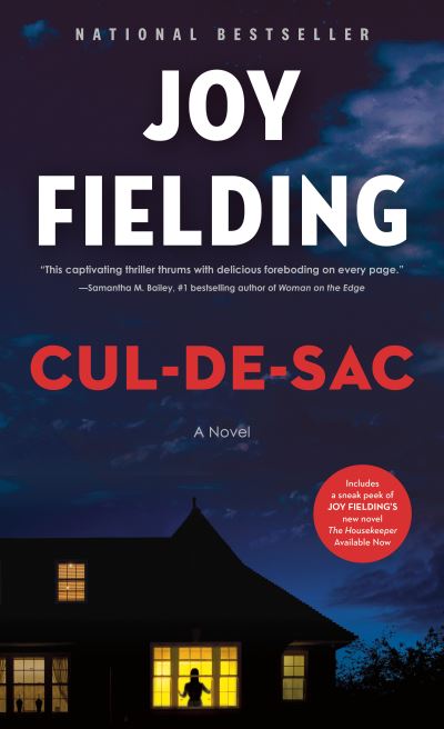 Cul-de-sac - Joy Fielding - Books - Penguin Random House Canada - 9781400027019 - August 9, 2022