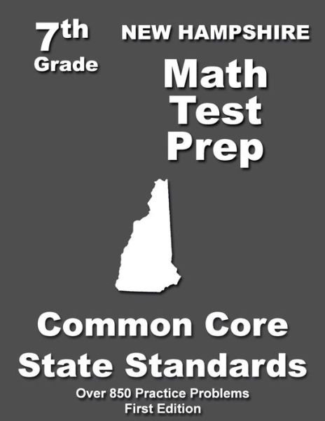 Cover for Teachers\' Treasures · New Hampshire 7th Grade Math Test Prep: Common Core Learning Standards (Pocketbok) (2015)