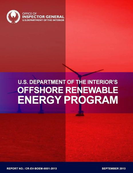 Cover for U S Department of the Interior · U.s. Department of the Interior's Offshore Renewable Energy Program (Paperback Book) (2015)