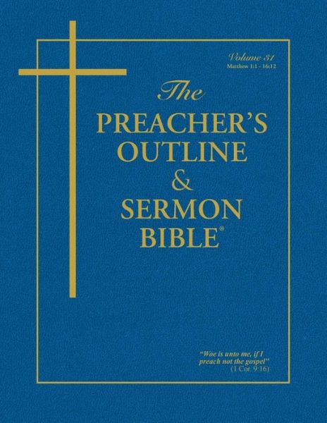 Cover for Preacher's Outline &amp; Sermon Bible-KJV-Matthew 1 (Paperback Book) (2017)