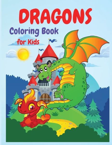 Cover for Dodon · Dragons Coloring Book (Book) (2021)