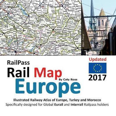 Cover for Caty Ross · Railpass Railmap Europe 2017 (Paperback Book) (2017)