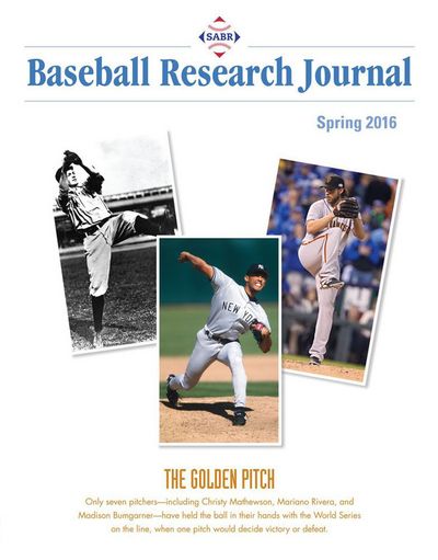 Cover for Society for American Baseball Research (SABR) · Baseball Research Journal (BRJ), Volume 45 #1 (Pocketbok) (2016)