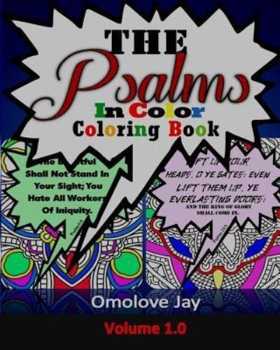 Cover for Omolove Jay · The Psalms In Color Coloring Book (Taschenbuch) (2017)