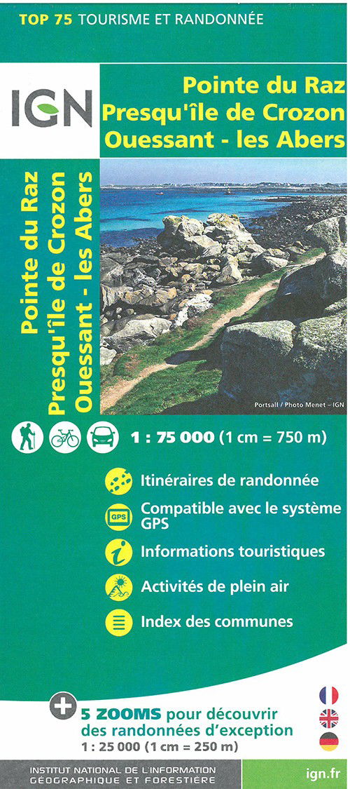 Cover for Ign · IGN TOP75: Ouessant - Les Abers - Crozon - Pointe du Raz (Tryksag) (2015)