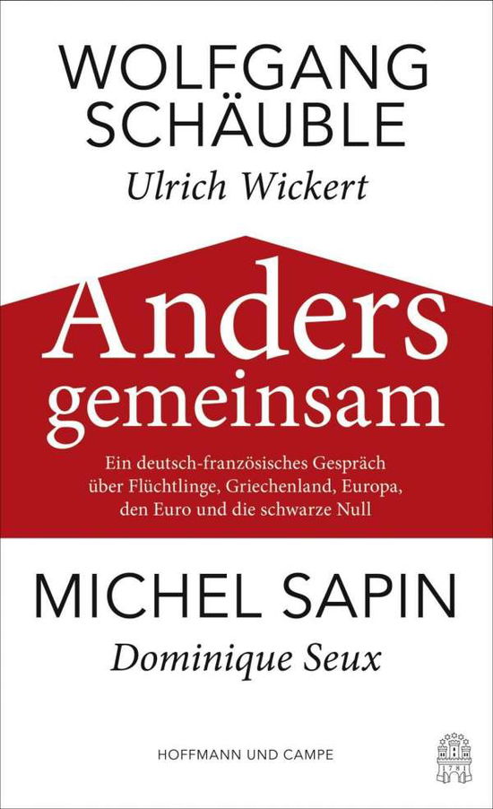 Cover for Schäuble · Anders gemeinsam (Book)