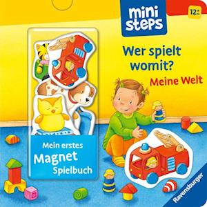 Cover for Sandra Grimm · Mein erstes Magnetbuch: Wer spielt womit? Meine Welt (Bog) (2024)