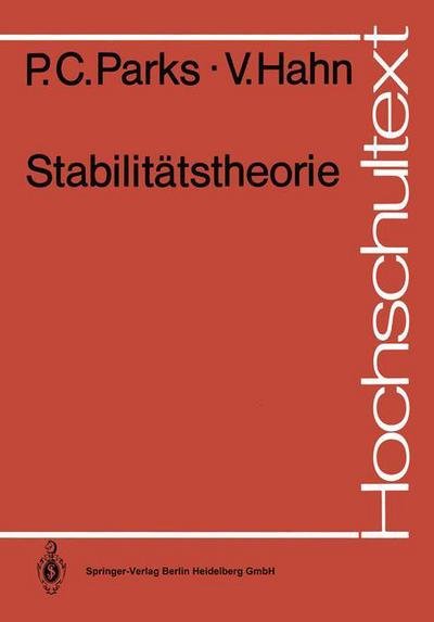Cover for P C Parks · Stabilitatstheorie - Hochschultext (Taschenbuch) (1981)