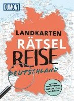 Cover for Nadine Ormo · Landkarten-Rätselreise Deutschland (Pocketbok) (2022)