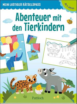 Cover for Pattloch Verlag · Mein lustiger Rätselspaß - Abenteuer mit den Tierkindern (Book) (2025)