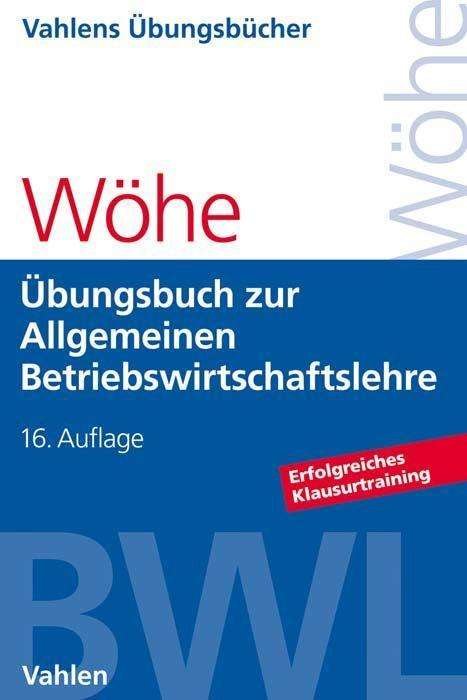 Cover for Wöhe · Übungsbuch zur Einführung in die A (Bok)
