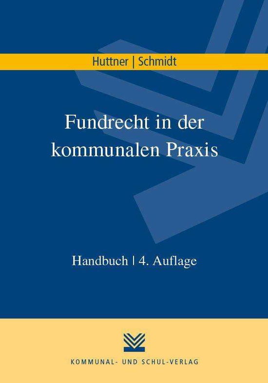 Cover for Huttner · Fundrecht in der kommunalen Pra (Bok)