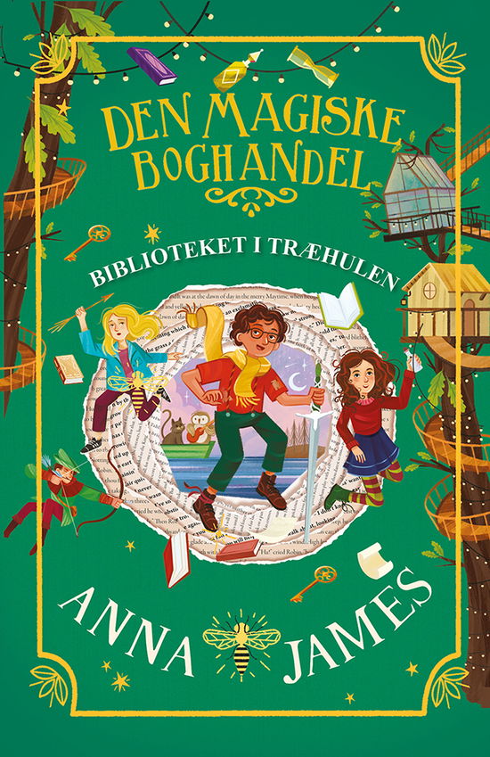 Cover for Anna James · Den magiske boghandel: Biblioteket i træhulen (Paperback Book) [2e édition] (2024)