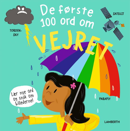 Cover for Fran Bromage · De første 100 ord om: De første 100 ord om vejret (Bound Book) [1e uitgave] (2024)