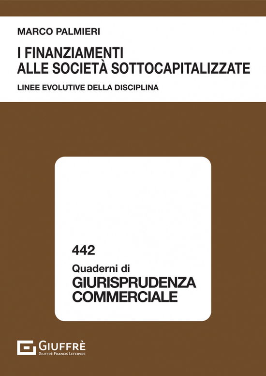 Cover for Marco Palmieri · I Finanziamenti Alle Societa Sottocapitalizzate (Book)