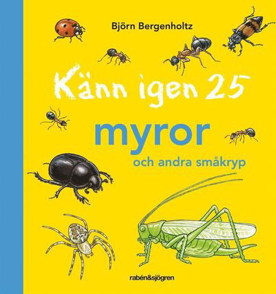 Känn igen 25: Känn igen 25 myror och andra småkryp - Björn Bergenholtz - Boeken - Rabén & Sjögren - 9789129687019 - 11 april 2013